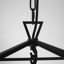 Panama Steel 4 Light Pendant